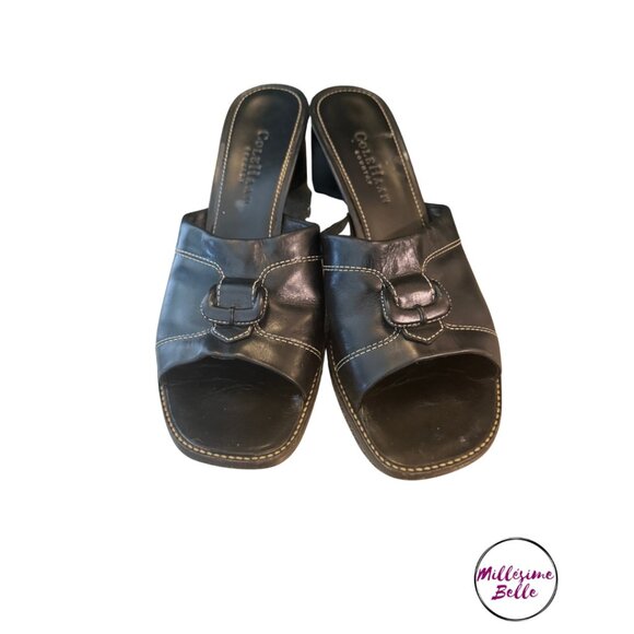 Cole Haan Black Slides - Picture 1 of 3